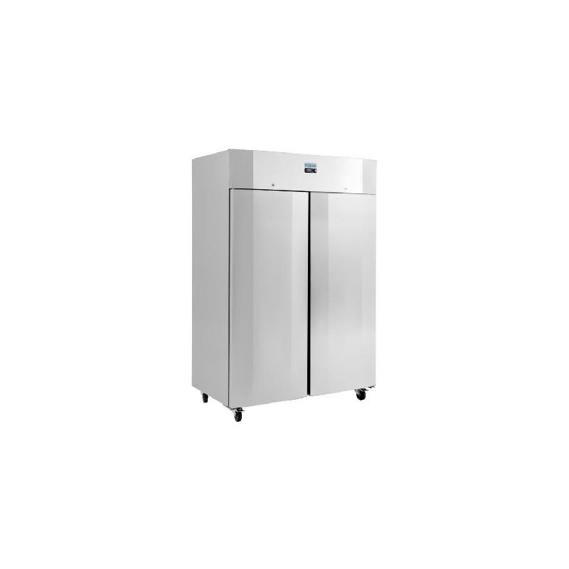 Armoire ventilée négative 1400 Litres 52 x GN 1/1 ou 2/1, 2 portes pleines battantes, sur roulettes, 535 W, 220 V - MONO_0