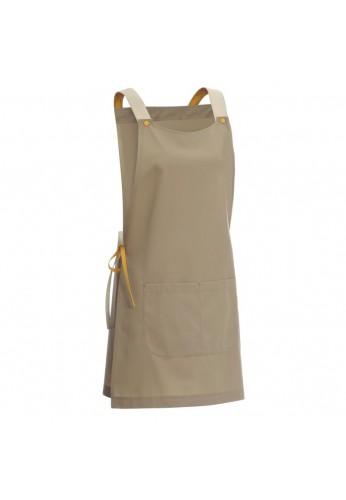 Chasuble beige SARI - taille unique, poche ventrale compartimentée, bretelles réglables - Réf : 49033281247_0