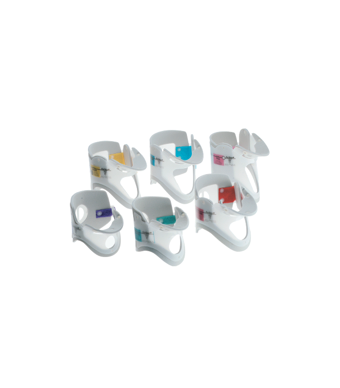 Collier cervical Perfit taille 3 standard - courroie rouge - IM100162 - usage unique - radiotransparent - compatible IRM_0