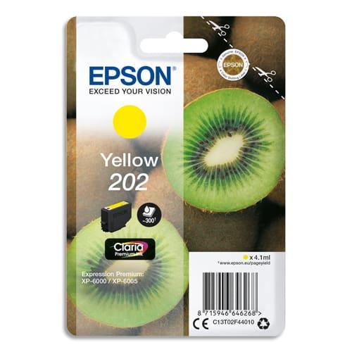 Epson cartouche jet d'encre claria premium yellow ''kiwi'' 202 (t02f4) - c13t02f44010_0