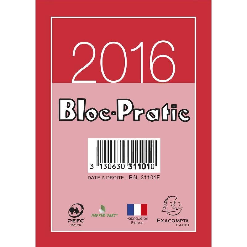 Perles précieuses - calendrier éphéméride, bloc et plaque