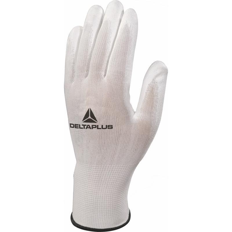 Gant tricot polyamide - paume en polyuréthane VE702 - pour travaux publics, automobile et stockage_0