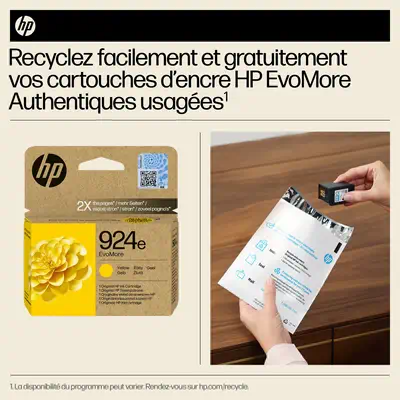 HP 924e Cartouche dencre authentique Jaune EvoMore_0