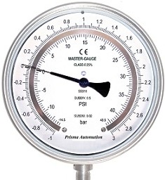 Manomètre étalon précision 0.25%_0
