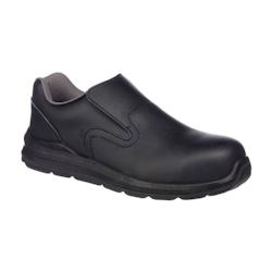 Portwest - Chaussures de sécurité basses à enfiler en compositelite S2 Noir Taille 44 - 44 noir matière synthétique 5036108364572_0