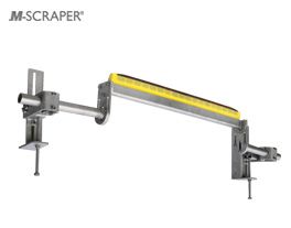 Racleur pour bande transporteuse - M-Scraper - largeur 1000mm - acier peint ou inox avec lame interchangeable_0