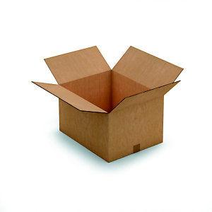RAJA Caisse américaine carton simple cannelure - L.Int. 50 x l.40 x h.40 cm - Kraft brun - Lot de 20_0