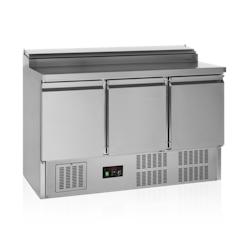 Saladette Réfrigérée Comptoir GN 1/1 Modèle GSS435   3 Portes      R600a   Acier inoxydable3320Pleine 1365x700x950mm TEFCOLD - inox 7864847505806_0