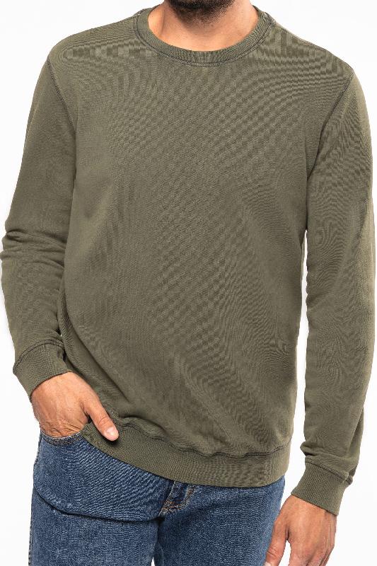 Sweat-shirt col rond - Réf: K4007 - 100% coton - Molleton non gratté - Kariban - 300g/m² - Fabriqué au Portugal_0