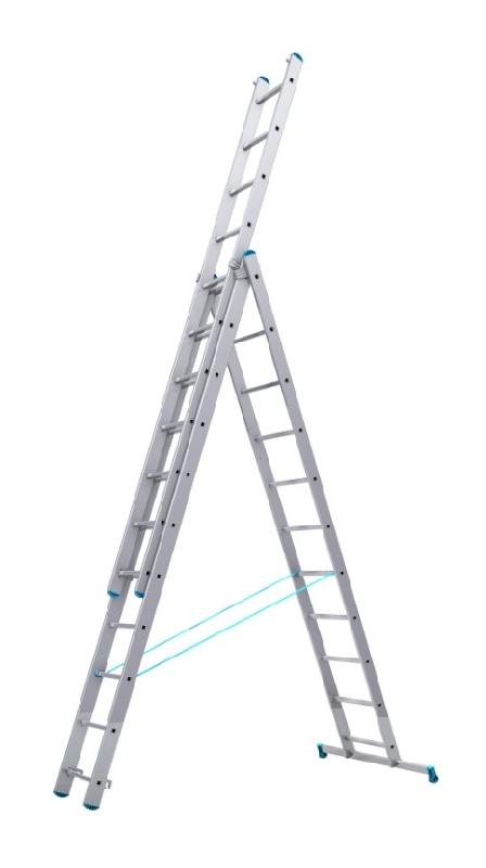 Tubesca Echelle transformable 3 plans 8+8+8 /échelons Haut dacc/ès maxi 6,07m PLATINIUM