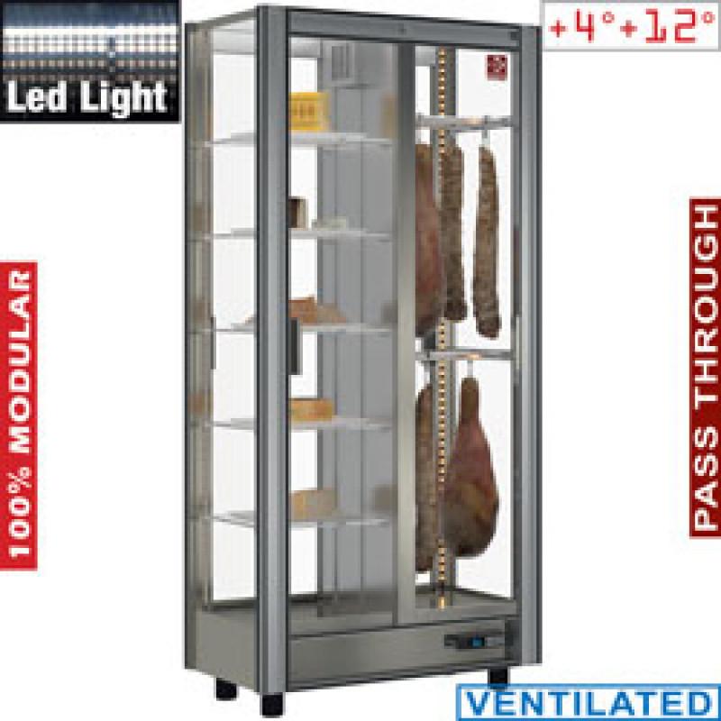 Vitrine réfrigérée traversante charcuterie modulable 530 l positif - VSA-1/TR-R2_0