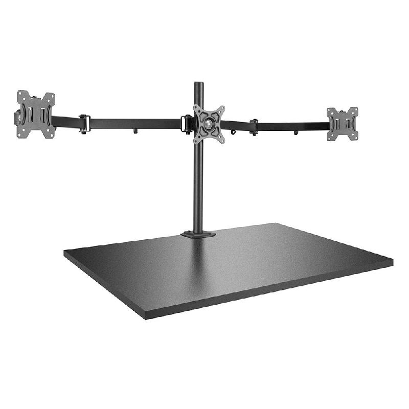 Support pour écran Lindy AND Desk Clamp - 71,1 cm (28'') - vis noir (40961) - charge max 7 kg - inclinaison -45° à 45°_0