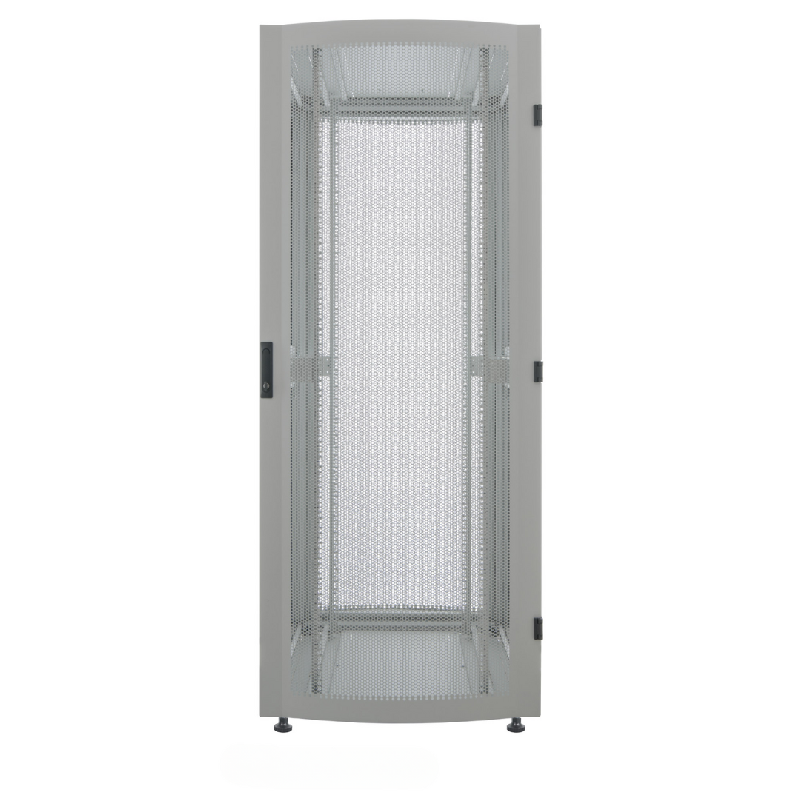 Baie serveur Premium 19 pouces MHT270 avec porte perforée - 26U - 1000 (P) x 600 (L) x 1322 (H) - flatpack - gris - Bravour®_0