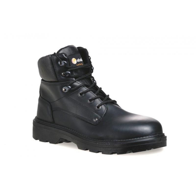 Chaussure de sécurité haute aplac cuir noir s3 src_0