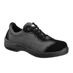 Chaussures de sécurité basses pour femmes - S1P Reseda SRC gris/noir T.37 Lemaitre - Coque polycarbonate 200 joules_0