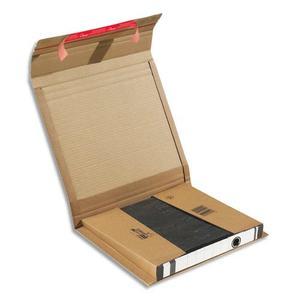 Colompac boîte d'expédition pour classeur hauteur variable, double fermeture adhésive 29 x 3,5/8 x 32 cm_0