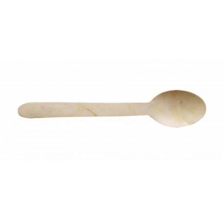 CUILLÈRE 16 CM BOIS NATUREL (VENDU PAR 100)