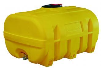Cuve de transport d'eau en polyéthylène alimentaire - 2000 litres - Format cylindrique - 307429_0