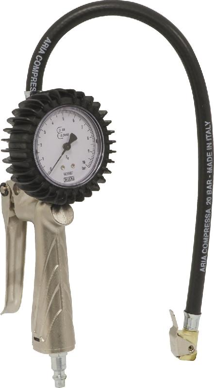 DRAKKAR EQUIPEMENT - Pistolet de gonflage avec manomètre homologué Ø60 mm et flexible 40 cm - 06339_0