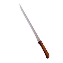 EDM Couteau à Jambon avec Manche en Bois 36,5Cm - 8425998760347_0