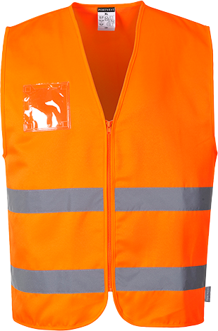 Gilet hv polycoton orange c497, xxl_0