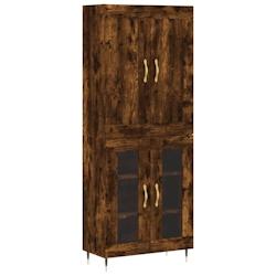 Helloshop26 - Buffet bahut commode armoire meuble de rangement organisateur cuisine salle de séjour salon haut 69,5 x 34 x 180 cm 02_0033441 - 300021_0