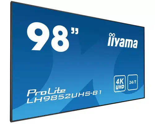 Iiyama LH9852UHS-B1 àÉcran d'affichage dynamique àÉcran plat de signalisation numérique 2,49 m (98