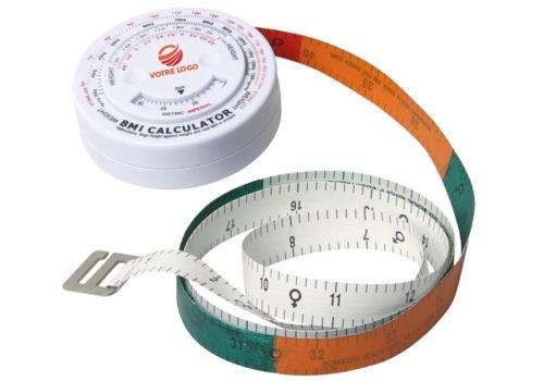 Mètre BMI rond publicitaire - ruban coloré_0