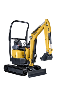 Mini-pelle Yanmar ViO12 - sans déport arrière - 1235 kg - moteur diesel 3 cylindres_0