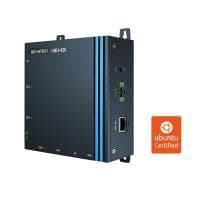 PC Fanless alimenté par PoE compatible Ubuntu / Windows 3 x COM, 2 x LAN (1 x PoE), 8 x GPIO, HDMI, USB3.0, TPM2.0 - Référence: UNO-420-E0A_0