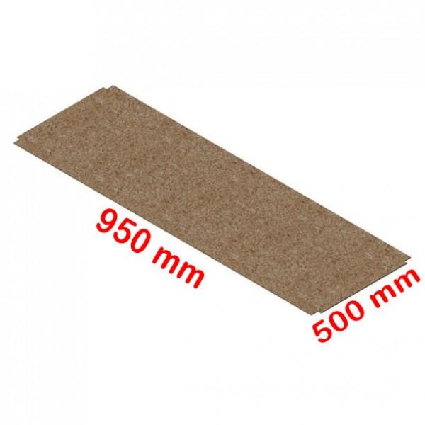 Recouvrement en bois pour rayonnage - Longueur 950 mm - Profondeur 500 mm - Marque Rolléco_0