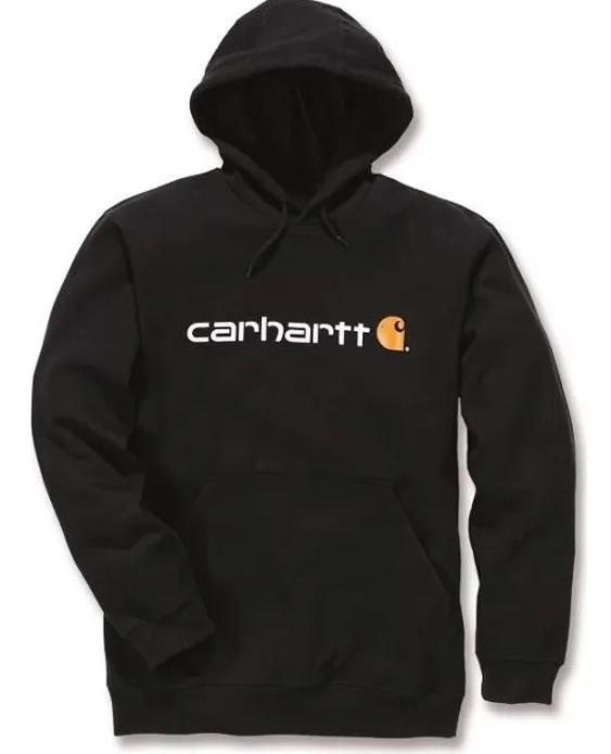 Sweat-shirt à capuche avec logo noir tm - CARHARTT - s1100074001m - 791439_0