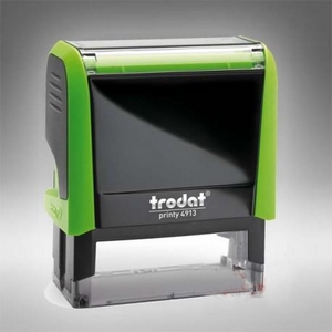 Tampon-encreur Trodat Printy 4913 - 5 lignes de texte - Semelle 58x22 mm - Climatiquement neutre_0