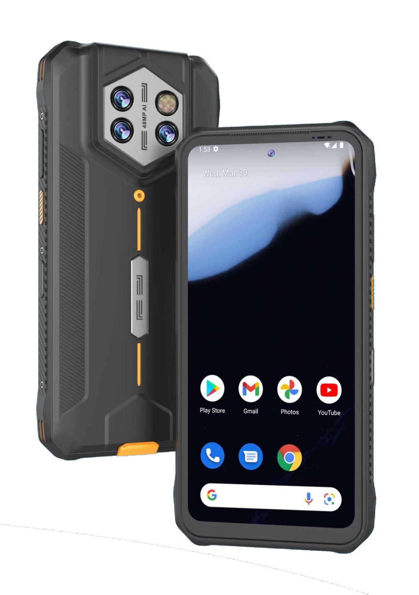 Terminal mobile durci 6,5 pouces Android 14 - StrongPad H68T - 4G/5G, NFC, scanner codes-barres 2D_1