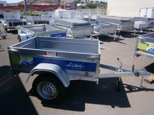 Remorque utilitaire 150x100x39 cm - 1 essieu - Alicante - 500 kg PTC - caisse basculante_0