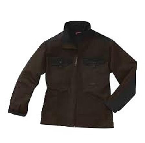 Veste de travail work attitude pour travaux lourds marron foncé/noir txs - 3ath00cp015450 - 588609_0