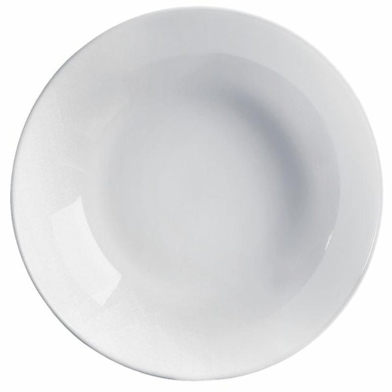 ASSIETTE CREUSE ROND GRIS VERRE Ø 20 CM EVOLUTIONS ARCOROC