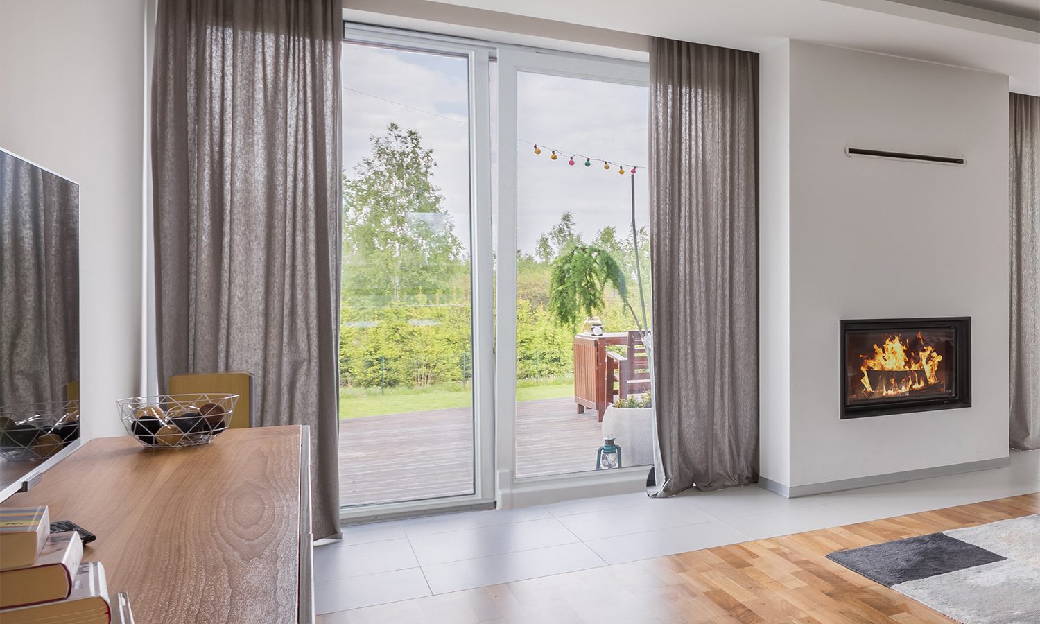 Baie vitrée oscillo-coulissante en PVC sur mesure - Système de frappe - UW jusqu'à 1.3 / AEV : A*4 E*7B V*A3 / RW jusqu'à 40 dB_0