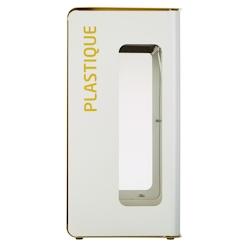 Borne De Tri Support Sac 90L Cubatri Vigi Plastique Blanc/Jaune - 55581 - Rossignol - 55581_0