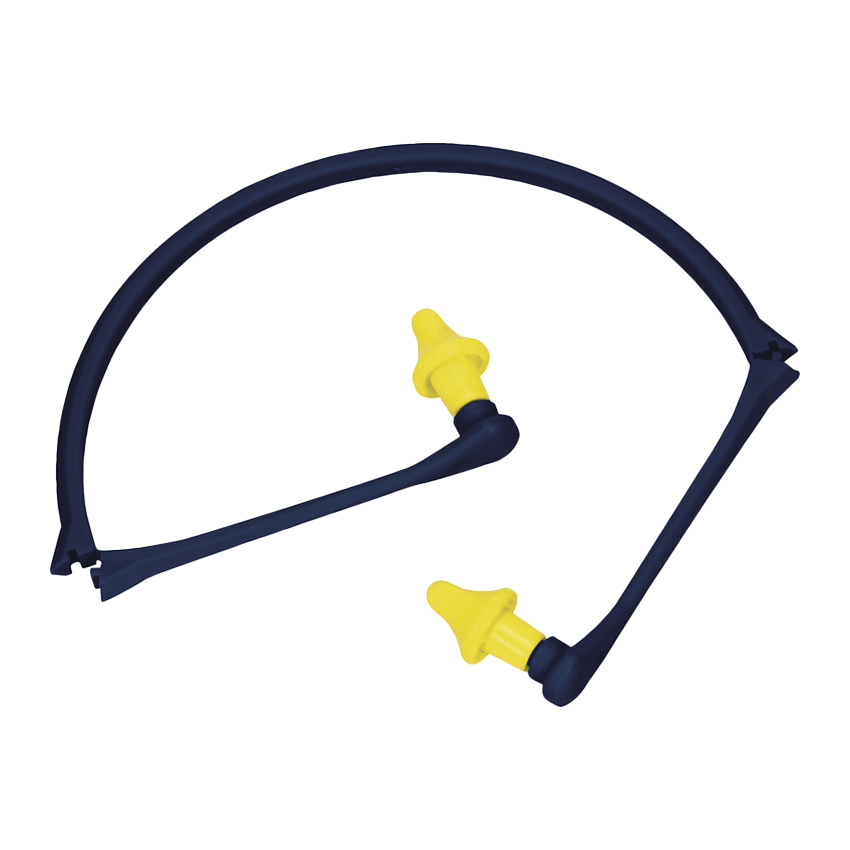Bouchons anti-bruit coniques en PU jetables avec arceau pliable - Atténuation SNR 28dB - Réf. CONICAP01 - DELTAPLUS_0