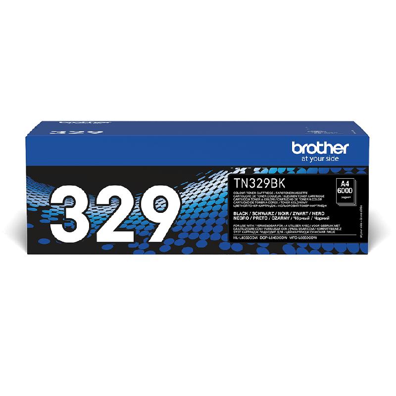 Brother TN-329BK - Cartouche de toner originale – Noir_0
