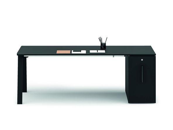 Bureau de direction Gradia Plus sur caisson extractible à tiroir_0