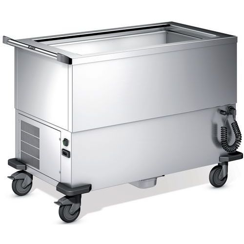CHARIOT DE DISTRIBUTION DE REPAS RÉFRGÉRES POUR 3XGN_SAW 3UK - BLANCO