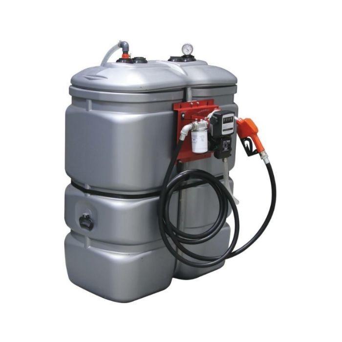 Cuve de stockage fuel et gasoil PEHD 750 litres - Pompe 60 L/min - DRAKKAR 11576662_0