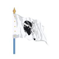 DRAPEAU DE PROVINCE HISTORIQUE CORSE