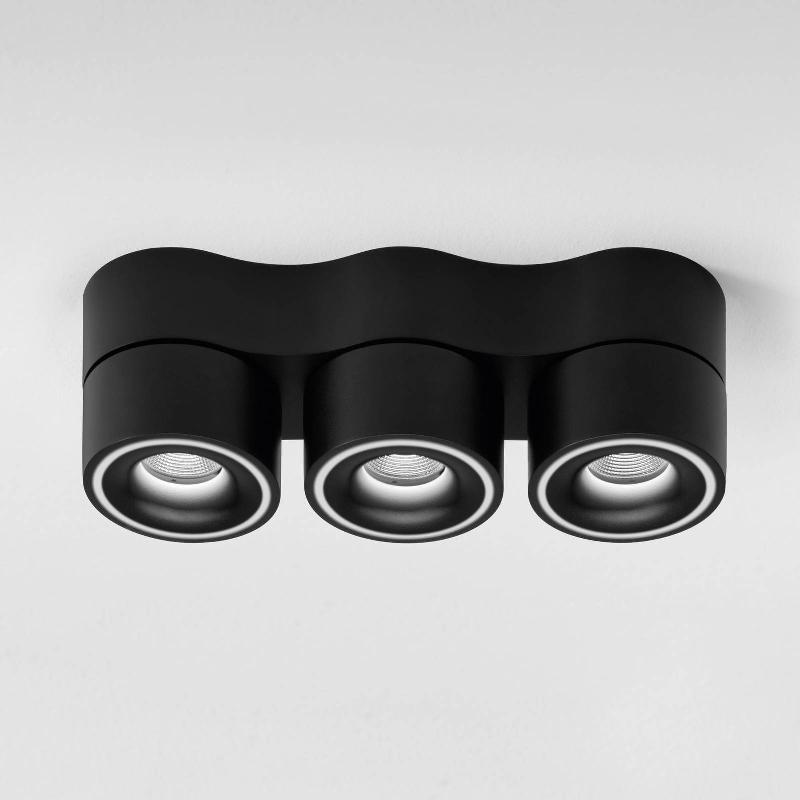 EGGER LICHT EGGER DLS SPOT LED, CLIPPO TRIO, NOIR, INTENSITÉ VARIABLE