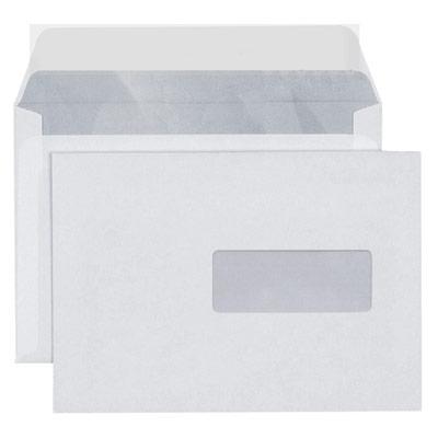 ENVELOPPES 162X229 1ER PRIX - FENETRE 45X100 - BLANCHES - AUTO-ADHESIVES - 80G - BOÎTE DE 500