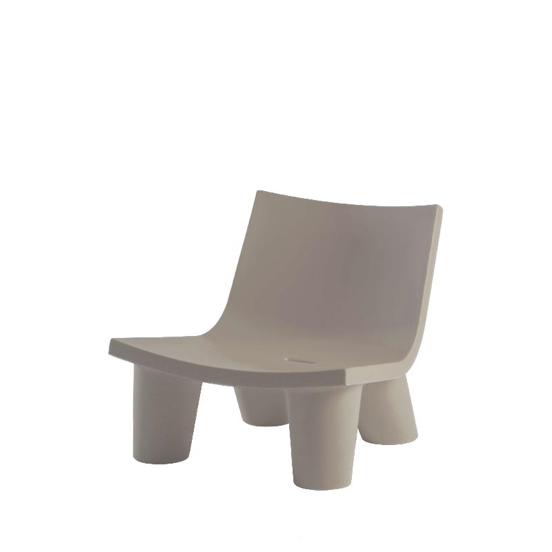 Fauteuil LOW LITA de SLIDE - gris tourterelle_0