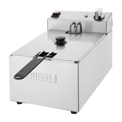 Friteuse de comptoir simple avec panier Buffalo 5L - inox ME-CU616_0