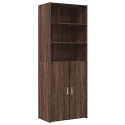 Helloshop26 - Buffet bahut commode armoire meuble de rangement organisateur cuisine salle de séjour salon haut 70 x 42,5 x 185 cm 02_0033926 - 300021_0